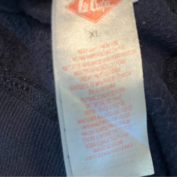 Lee Cooper UK-hoodie with British flag/graphic front-Navy-XL - Picture 12 of 14